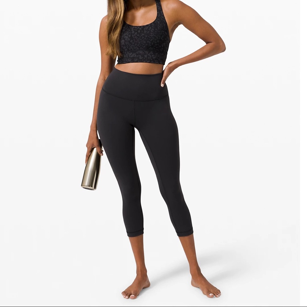 Lululemon wunder under high rise crop 21”